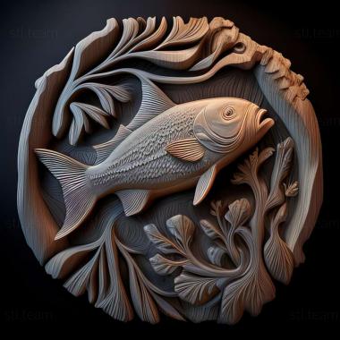 3D model Kallicht fish (STL)